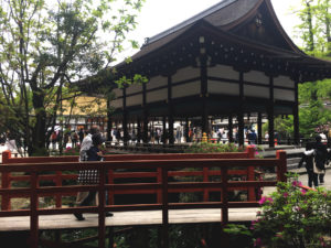 Inside Shimogamo Shrine