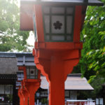 Lantern at Hirano Shrine