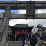 the inner shrine at small shrine at Fushimi Inari Shrine